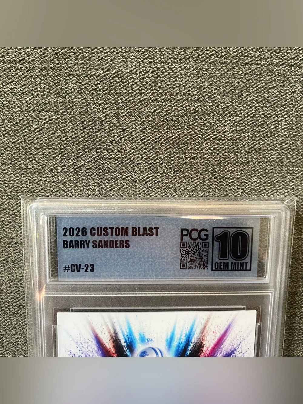 Barry Sanders - 2026 Custom Blast PCG 10 Gem Mint #CV-23
